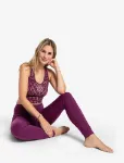 Bild von Yoga Leggings Basic Satya in viola von The Spirit of Om