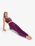 Bild von Yoga Leggings Basic Satya in viola von The Spirit of Om