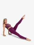 Bild von Yoga Leggings Basic Satya in viola von The Spirit of Om