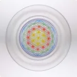 Bild von Trinkglas Mythos Happy - Blume des Lebens 0,25l - bleifreies Glas