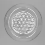 Bild von Trinkglas Mythos Lasergravur - Blume des Lebens 0,25l - bleifreies Glas