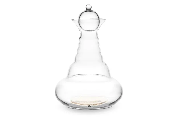 Bild von Karaffe Alladin Family 2,3l Gold - Blume des Lebens - mundgeblasen