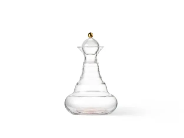 Bild von Karaffe Alladin 1,3l Gold - Lebensbaum - Goldknauf - mundgeblasen