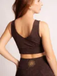 Bild von Yoga Bra Hatha Guna in braun von The Spirit of OM