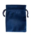 Bild von Samtbeutel nachtblau