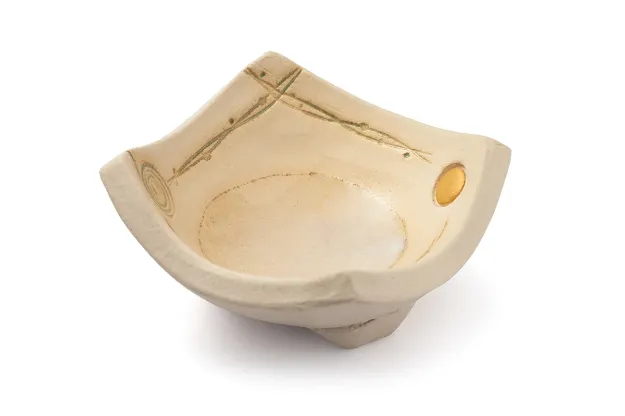 Bild von Allgäuer Räucherwerk Räucherschale Spirale gold