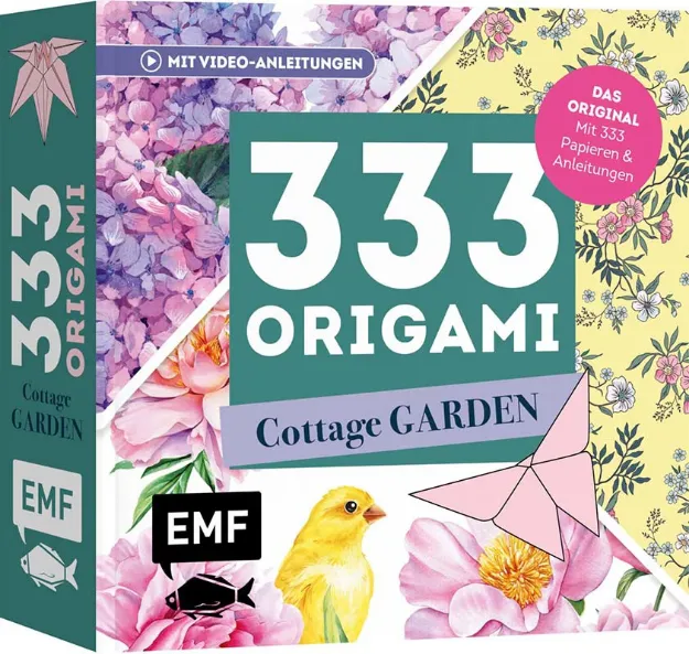 Bild von 333 Origami – Cottage Garden –Wunderschöne Papiere falten für Blumen-