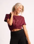 Bild von Shirt Eka Padma in tiefrot von The Spirit of OM