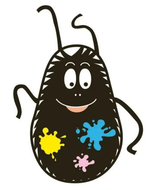 Bild von pflegeleichte schürze barbabo schwarz, VE-6