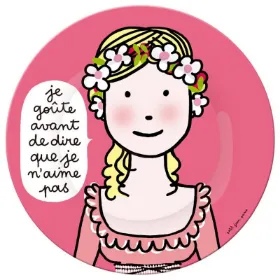 Zeige Details für dessertteller prinzessin je goûte avant de dire..., VE-6 Bild von dessertteller prinzessin je goûte avant de dire..., VE-6