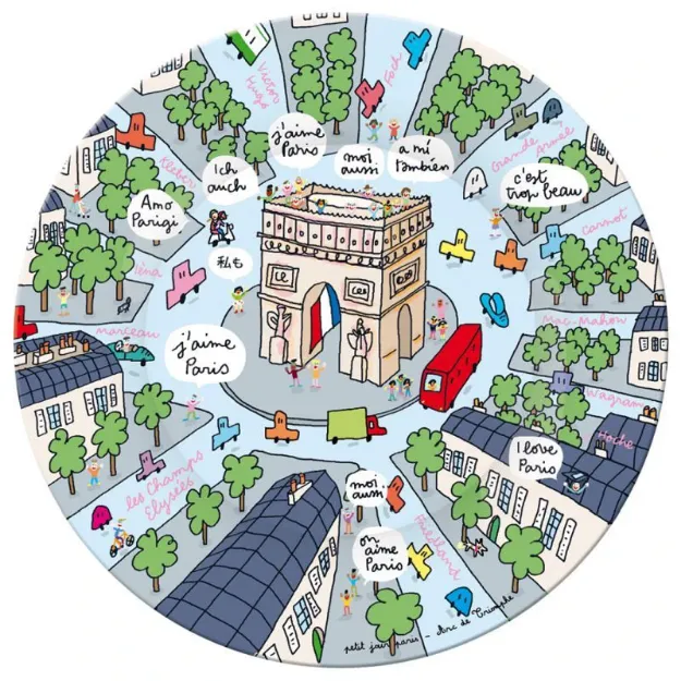 Bild von dessertteller paris arc de triomphe, VE-6