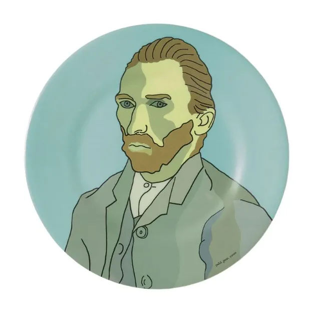Bild von dessertteller van gogh blau, VE-6