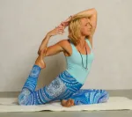 Bild von Yoga Leggings Blue Spirit in indigo-blue von The Spirit of OM