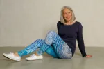 Bild von Yoga Leggings Blue Spirit in indigo-blue von The Spirit of OM