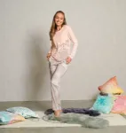 Bild von Pyjama-Oberteil in apricot/sahara von The Spirit of OM