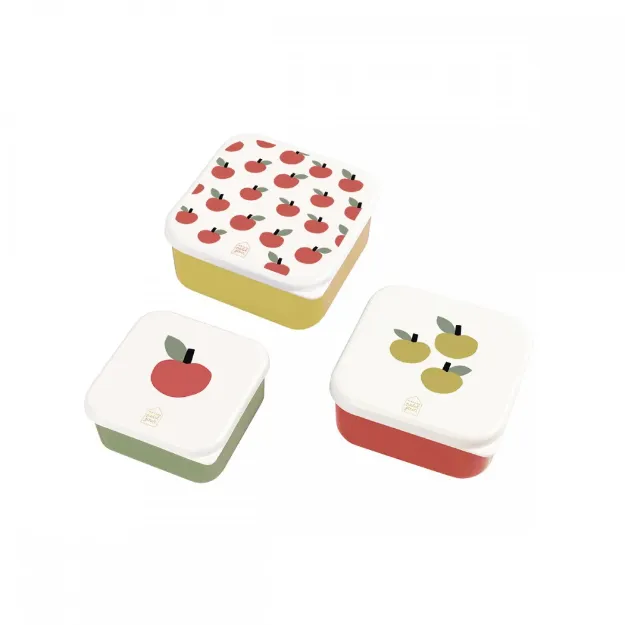 Bild von 3 lunch boxes les pommes, VE-4