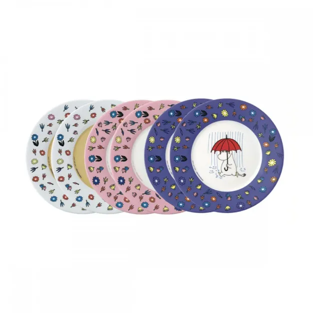 Bild von 6 dessertteller moomin, VE-1