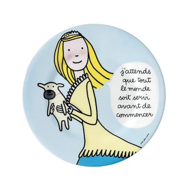Bild von dessertteller prinzessin j'attends que tout le monde..., VE-6