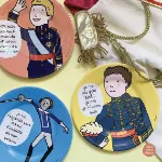 Bild von dessertteller prinz''je ne dis pas berk....'' ø 20cm, VE-6