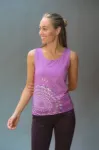 Bild von Yoga-Top - Peace OM Viola von The Spirit of OM