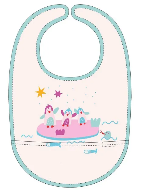 Bild von pflegeleichtes lätzchen la banquise beige, VE-6