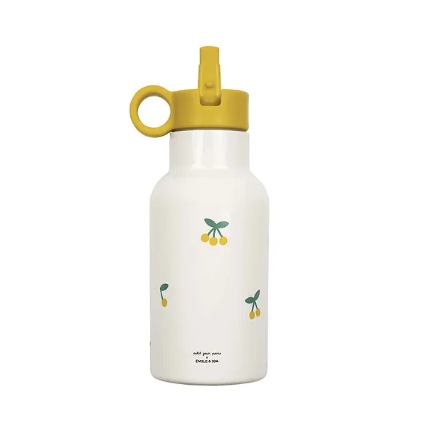 Bild von edelstahltrinkflasche kirsche  (0.35l) émile & ida, VE-4