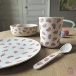 Bild von 4-teiliges service in geschenkbox pla - die igel, VE-3