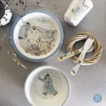 Bild von 5-teiliges service in geshenkbox ernest et célestine blau, VE-3