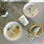 Bild von 5-teiliges service in geshenkbox ernest et célestine rosa, VE-3