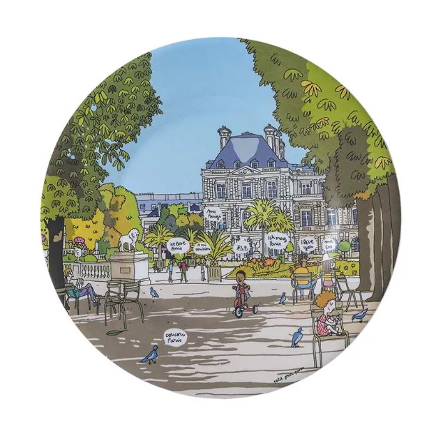 Bild von dessertteller  jardin du luxembourg, VE-6