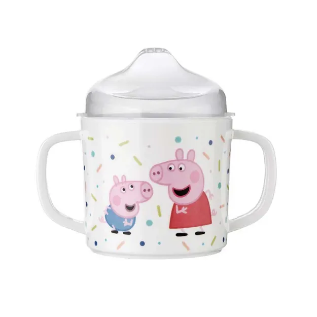 Bild von tasse mit 2 henkeln und rutschfestem boden peppa pig, VE-6