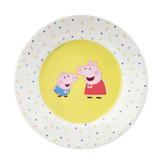 Bild von dessertteller peppa pig jaune, VE-6