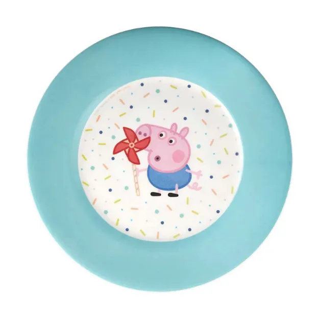 Bild von dessertteller peppa pig blau, VE-6