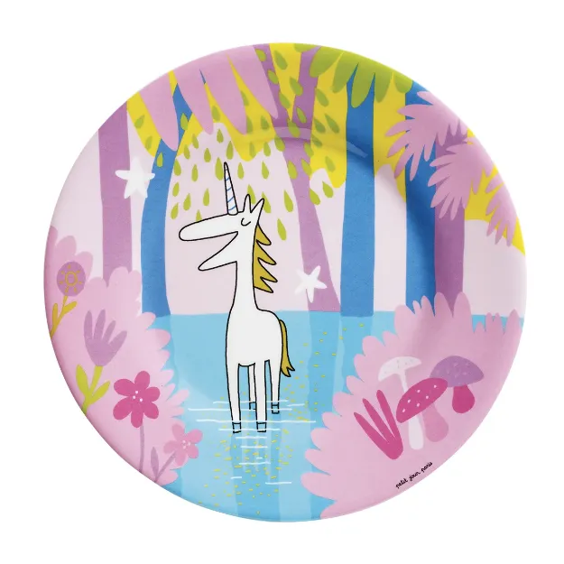 Bild von dessertteller forêt les licornes, VE-6