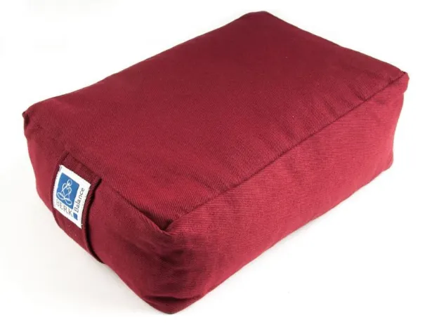 Bild von Meditationssitz weinrot mit Buchweizen gefüllt