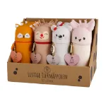 Bild von Silikon Federmäppchen Winter Animals 12 Stk assortiert, Bär, Fuchs, Rentier, Reh