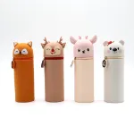 Bild von Silikon Federmäppchen Winter Animals 12 Stk assortiert, Bär, Fuchs, Rentier, Reh