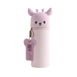 Bild von Silikon Federmäppchen Winter Animals 12 Stk assortiert, Bär, Fuchs, Rentier, Reh