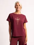 Bild von Shirt Eka Padma in tiefrot von The Spirit of OM