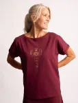 Bild von Shirt Eka Padma in tiefrot von The Spirit of OM