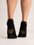 Bild von Rutschfeste Yoga Socken Adhara in schwarz von The Spirit of Om