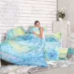 Bild von AT-Mass: Bettbezug Blue Dream 140/200 + Kissen 70/90 von The Spirit of OM