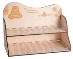 Bild von Display für Ätherische Öle aus Holz (Leerdisplay)