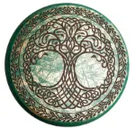Bild von Energieplatte Baum des Lebens Türkis/Gold