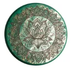 Bild von Energieplatte Lotus Türkis und Gold