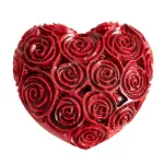 Bild von Rosenherz aus Speckstein gross