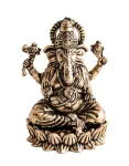 Bild von Ganesha auf Lotus Statue 5cm
