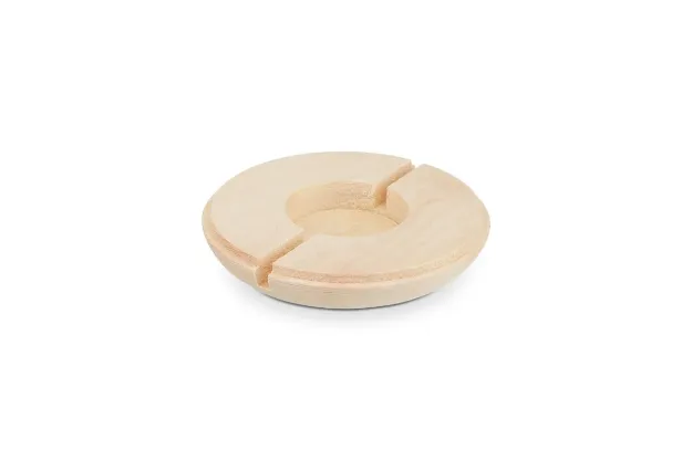 Bild von Holzsockel Eschenholz für Aroma-Duftlampe «Lucerna»