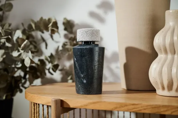 Bild von Diffusor Marmor mit Bimsstein-Verdufter schwarz