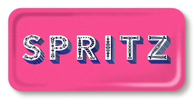 Bild von Asta Barrington Spritz/bright pink Tray 32x15 - Jamida of Sweden